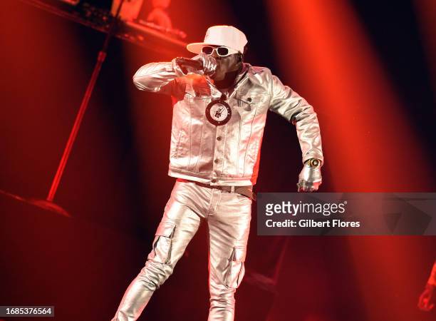 Flavor Flav, of Public Enemy performs onstage at the 2023 iHeartRadio Music Festival at the T-Mobile Arena on September 23, 2023 in Las Vegas, Nevada.