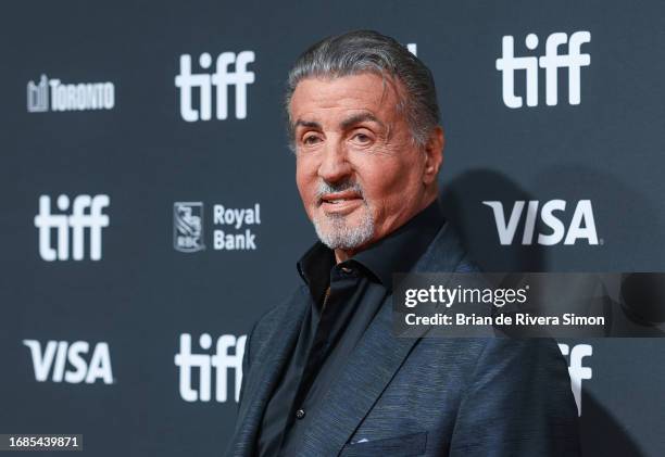 Sylvester Stallone attends the "Sly" premiere during the 2023 Toronto International Film Festival at Roy Thomson Hall on September 16, 2023 in...