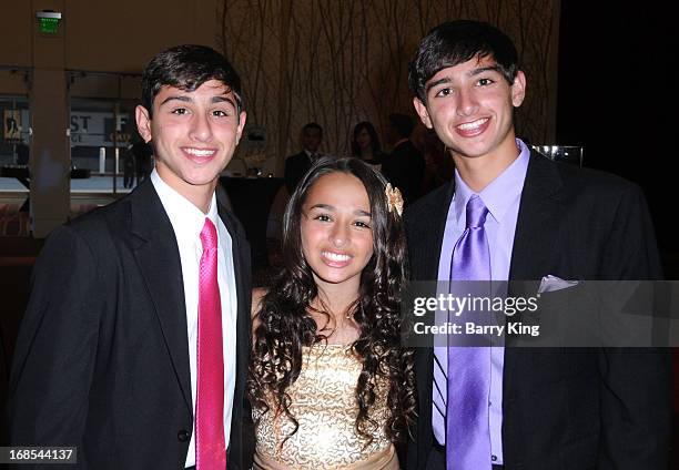 Jazz Jennings and her brothers arrive at the 24th Annual GLAAD Media Awards at JW Marriott Los Angeles at L.A. LIVE on April 20, 2013 in Los Angeles,...