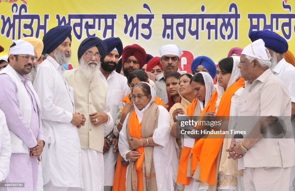 Bhog Ceremony Of Indian Prisoner Sarabjit Singh