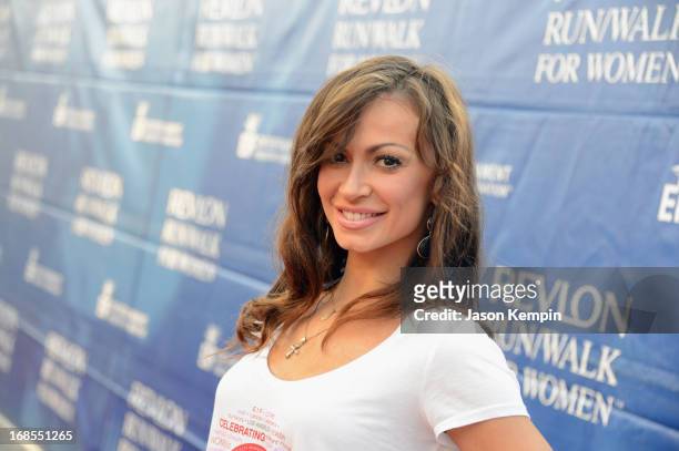 Dancer Karina Smirnoff attends the 20th Annual EIF Revlon Run/Walk For Women at Los Angeles Memorial Coliseum on May 11, 2013 in Los Angeles,...
