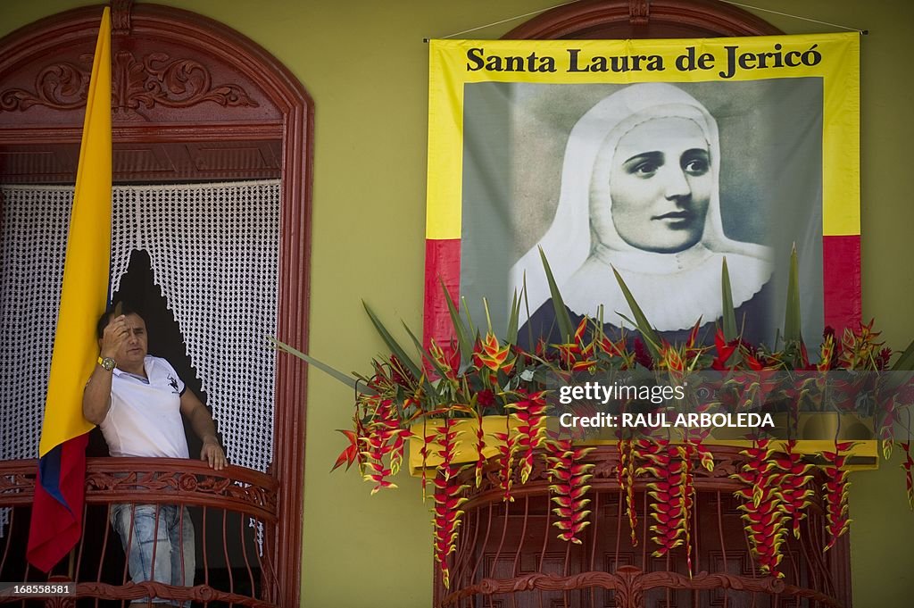 COLOMBIA-RELIGION-MOTHER LAURA-CANONIZATION