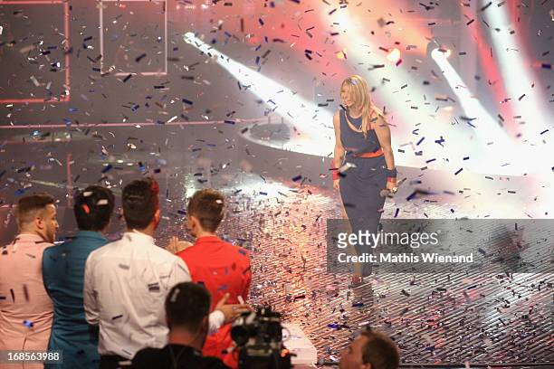 Winner Beatrice Egli during the 'Deutschland sucht den Superstar' Finals on May 11, 2013 in Cologne, Germany.