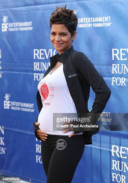 Actress Halle Berry attends the 20th annual EIF Revlon Run/Walk For Women at the Los Angeles Memorial Coliseum on May 11, 2013 in Los Angeles,...