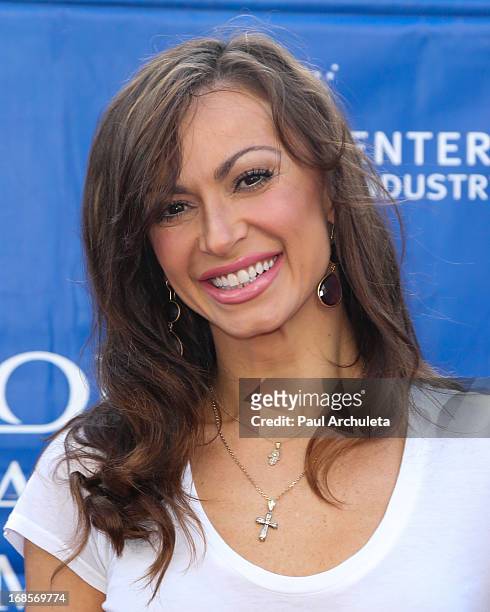 Personality / Dancer Karina Smirnoff attends the 20th annual EIF Revlon Run/Walk For Women at the Los Angeles Memorial Coliseum on May 11, 2013 in...