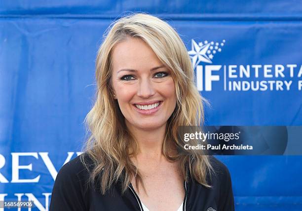 Personality Brook Anderson attends the 20th annual EIF Revlon Run/Walk For Women at the Los Angeles Memorial Coliseum on May 11, 2013 in Los Angeles,...