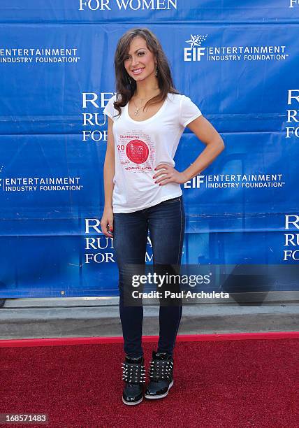 Personality / Dancer Karina Smirnoff attends the 20th annual EIF Revlon Run/Walk For Women at the Los Angeles Memorial Coliseum on May 11, 2013 in...