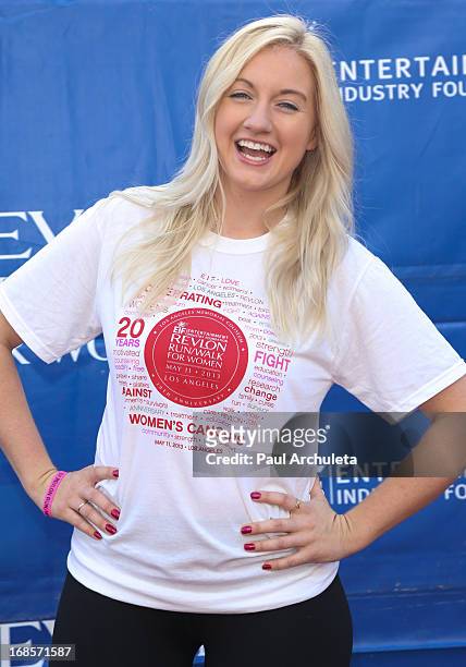 Actress Laura Linda Bradley attends the 20th annual EIF Revlon Run/Walk For Women at the Los Angeles Memorial Coliseum on May 11, 2013 in Los...