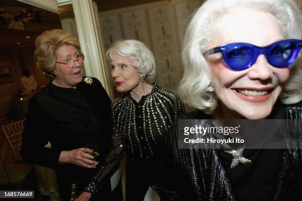 "Tribute to Bobby Short," a cocktail party at the Carlyle Hotel on Tuesday night, May 3, 2005.This image:From left, Lisa Schiff, Jean Bach and Anne...