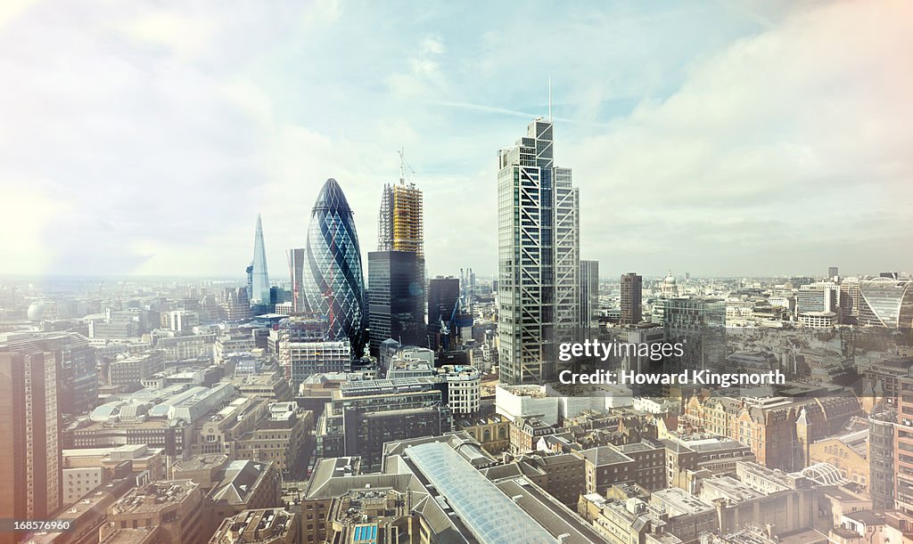 City of London elevated view