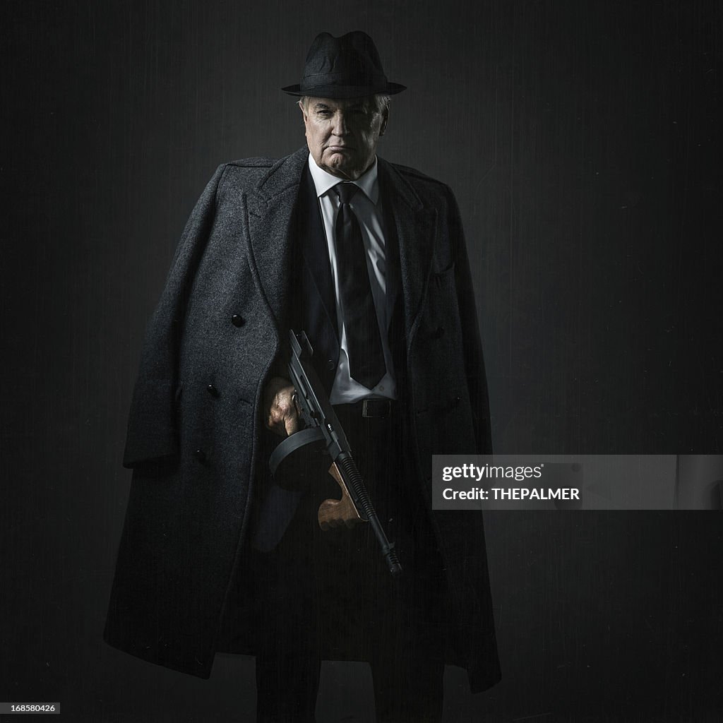 Old school mobster