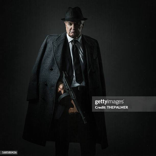 old school mobster - mob stock pictures, royalty-free photos & images