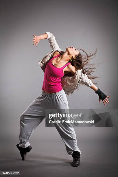 female dancer - dance challenge stock pictures, royalty-free photos & images