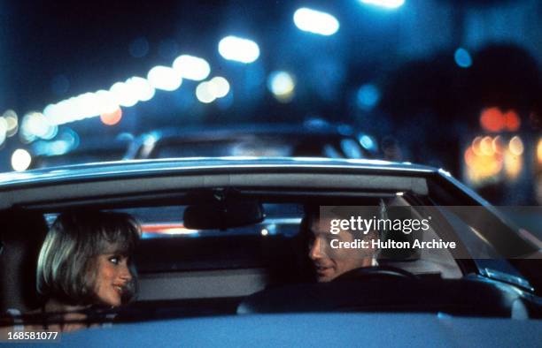 Julia Roberts rides with Richard Gere in a scene from the film 'Pretty Woman', 1990.