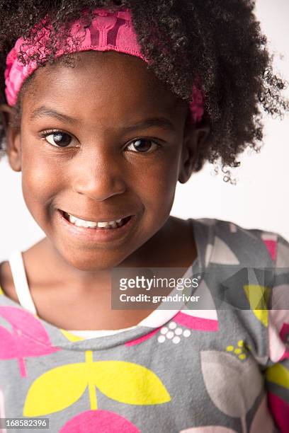 Cute 5 Year Old African American Girl High-Res Stock Photo - Getty Images