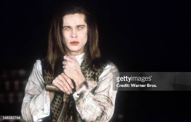 Brad Pitt in a scene from the film 'Interview With The Vampire: The Vampire Chronicles', 1994.