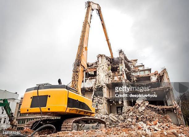 building demolition - demolition stock pictures, royalty-free photos & images