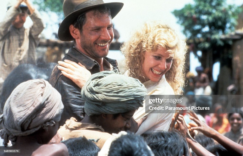 Harrison Ford And Kate Capshaw In 'Indiana Jones And The Temple Of Doom'