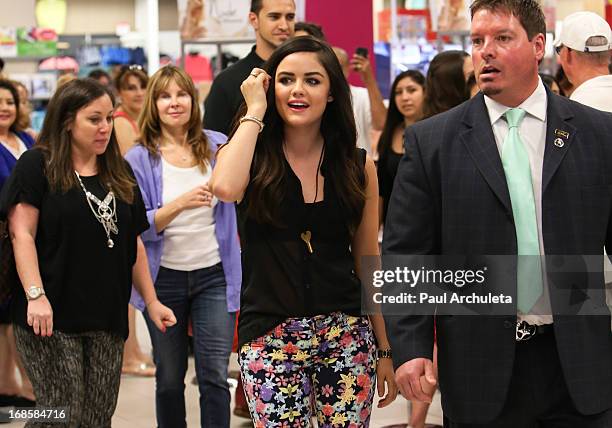 Actress Lucy Hale kicks off summer at Sears showcasing Bongo's new summer trends on May 11, 2013 in North Hollywood, California.