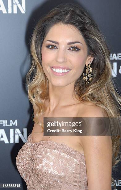 Actress Yolanthe Cabau arrives at the Los Angeles Premiere 'Pain & Gain' at TCL Chinese Theatre on April 22, 2013 in Hollywood, California.