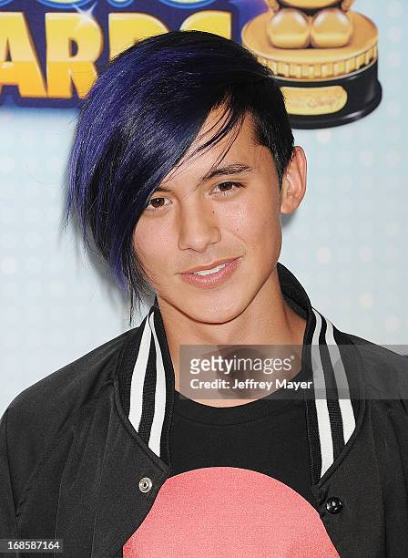 Cole Plante arrives at the 2013 Radio Disney Music Awards at Nokia Theatre L.A. Live on April 27, 2013 in Los Angeles, California.