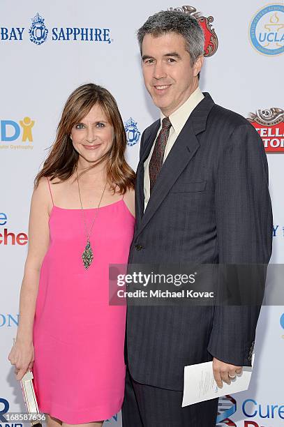 Actress Kellie Martin and husband Keith Christian attend the 6th Annual Dealing For Duchenne Charity Poker Tournament at Sony Pictures Studios on May...