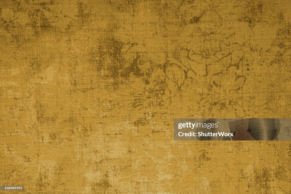 Gold Colored Grunge Pattern