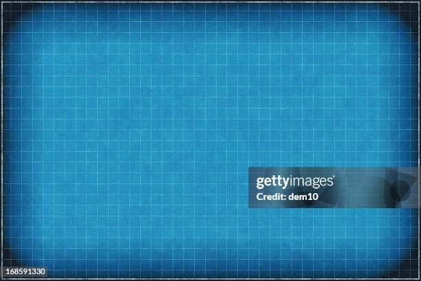 blueprint grid paper - architectural plans stock pictures, royalty-free photos & images