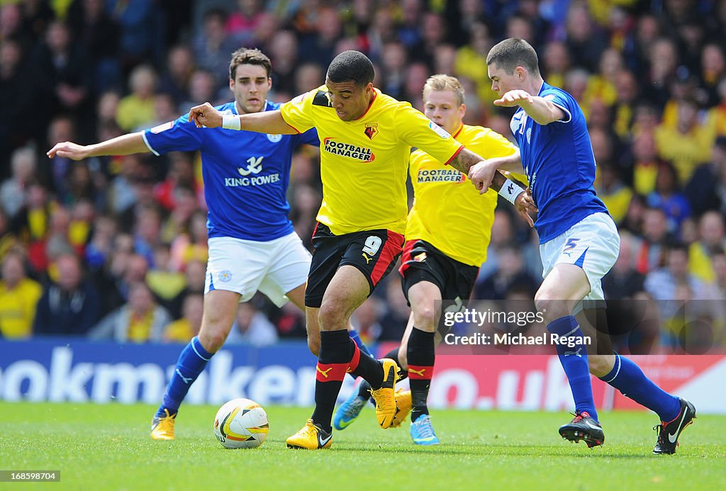 Watford v Leicester City - npower Championship Play Off Semi Final: Second Leg