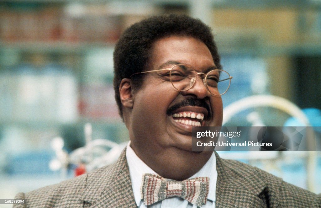 Eddie Murphy laughing in a scene from the film 'Nutty Professor News