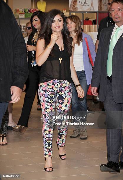 Actress Lucy Hale kicks off summer at Sears showcasing Bongo's new summer trends on May 11, 2013 in North Hollywood, California.