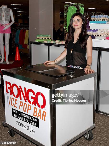 Actress Lucy Hale kicks off summer at Sears showcasing Bongo's new summer trends on May 11, 2013 in North Hollywood, California.