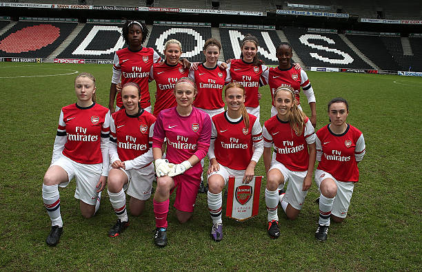 Arsenal O2 Girl 369 Arsenal Girls Football Team Stock Photos, High-Res Pictures, and ...