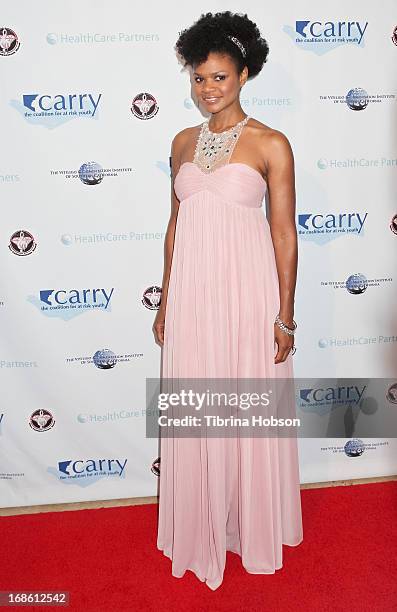 Kimberly Elise attends the 'Shall We Dance' annual gala for the coalition for at-risk youth at The Beverly Hilton Hotel on May 11, 2013 in Beverly...