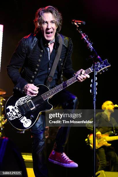 Rick Springfield performs during the "I Want My 80's" tour at Ironstone Amphitheatre on September 16, 2023 in Murphys, California.