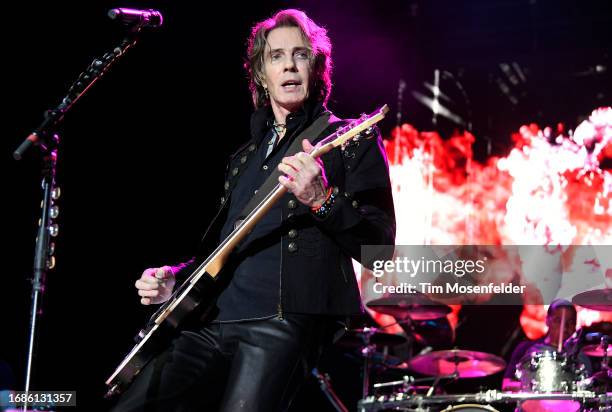 Rick Springfield performs during the "I Want My 80's" tour at Ironstone Amphitheatre on September 16, 2023 in Murphys, California.