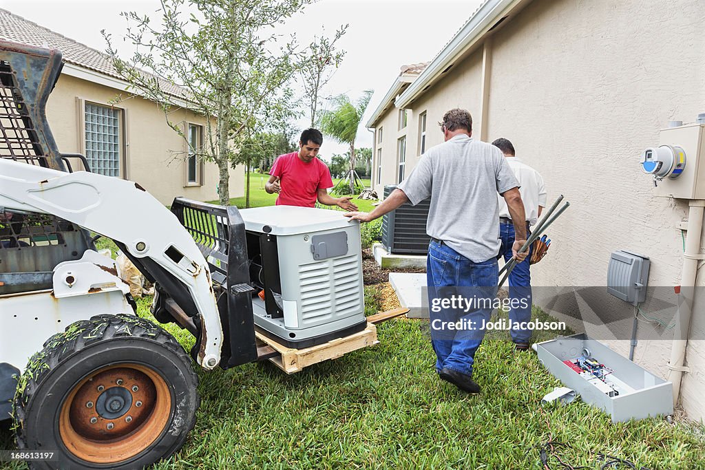 Installieren eine ganze Haus Notgenerator für die Hurrikansaison