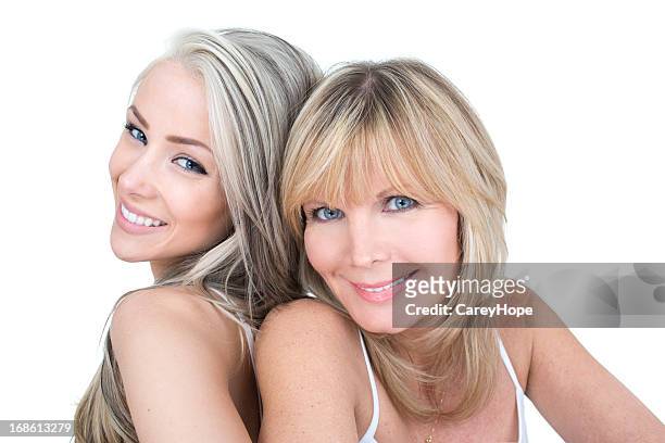 hermosa madre hija - madre e hija belleza fotografías e imágenes de stock