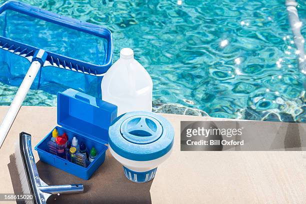 pool chemistry testing - swimming pool stock pictures, royalty-free photos & images
