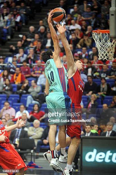 Alejandro Abrines, #10 of FC Barcelona in action during the Turkish Airlines EuroLeague Final Four game 3rd and 4th place between CSKA Moscow v FC...