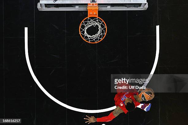 Sonny Weems, #13 of CSKA Moscow in action during the Turkish Airlines EuroLeague Final Four game 3rd and 4th place between CSKA Moscow v FC Barcelona...