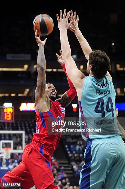 Sonny Weems, #13 of CSKA Moscow in action during the Turkish Airlines EuroLeague Final Four game 3rd and 4th place between CSKA Moscow v FC Barcelona...