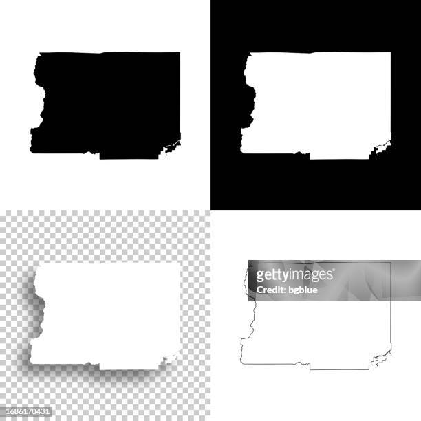 boulder county, colorado. maps for design. blank, white and black backgrounds - boulder co stock illustrations