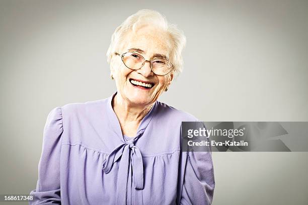 happy senior woman - 80 year old women stock pictures, royalty-free photos & images