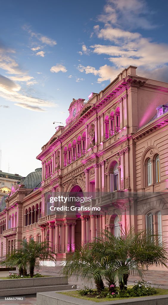 Argentina Buenos Aires Casa Rosada at night