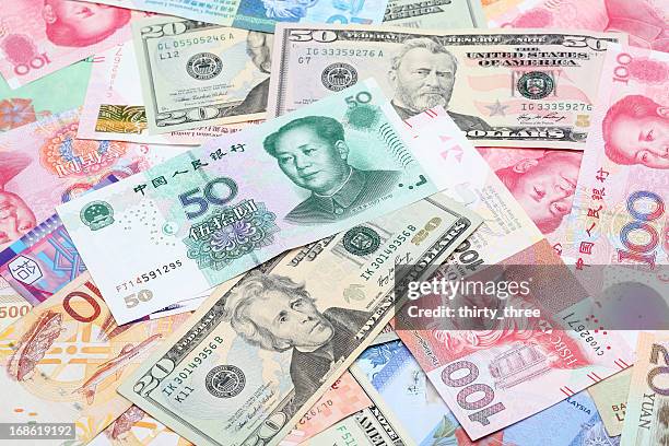 currencies - hong kong currency bildbanksfoton och bilder
