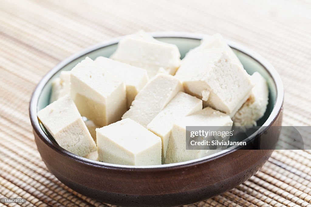Cubos de tofu