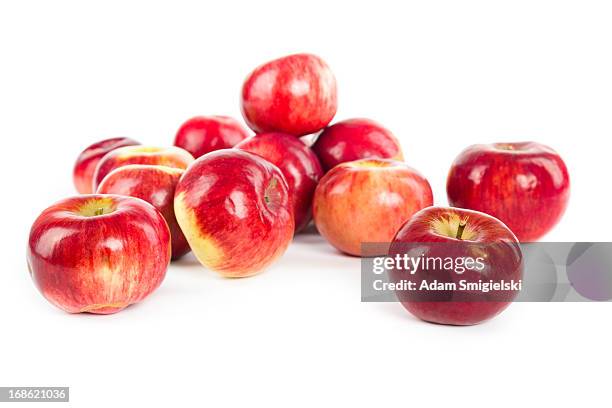 red apples - vegetarian food pyramid stock pictures, royalty-free photos & images