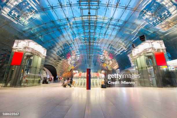 modern train station frankfurt germany - airport frankfurt stock pictures, royalty-free photos & images