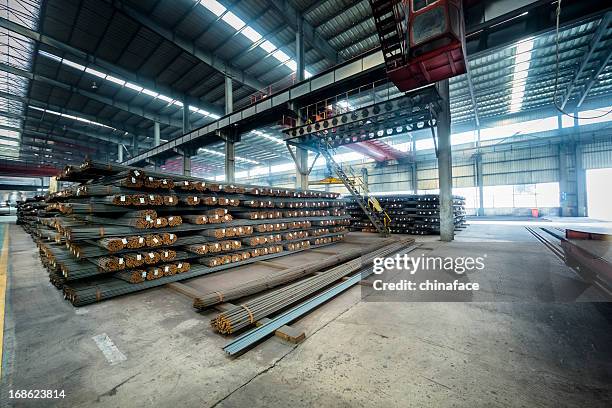 round steel bars - rod stock pictures, royalty-free photos & images